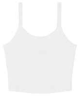 Women’s micro rib spaghetti strap tank
